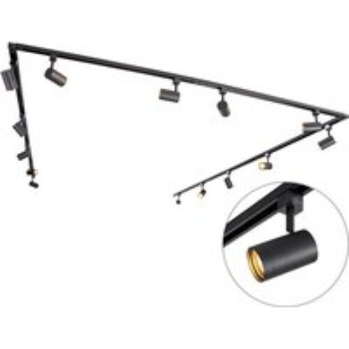 Design hanglamp staal met touch-dimmer incl. LED - Platina