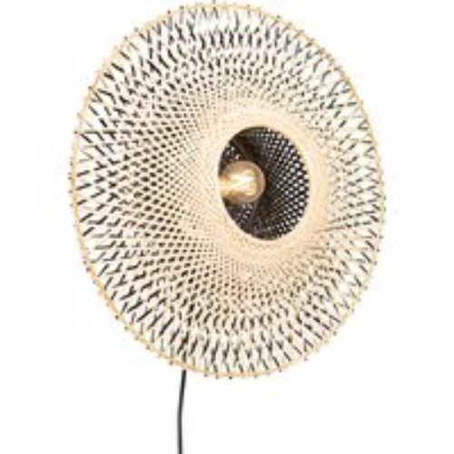 Vintage hanglamp antiek goud rond 3-lichts - Linden