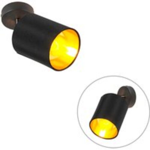 Vloerlamp zwart incl. LED met touch dimmer 3-staps dimbaar - Line-up