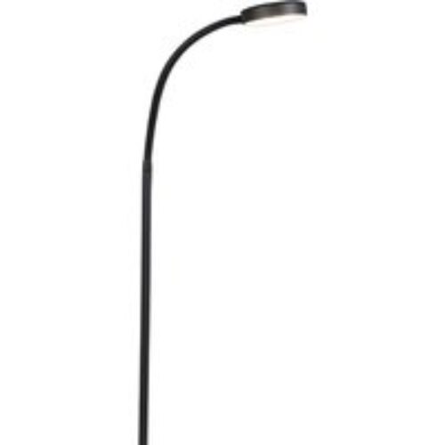 Moderne vloerlamp zwart incl. LED verstelbaar - Trax