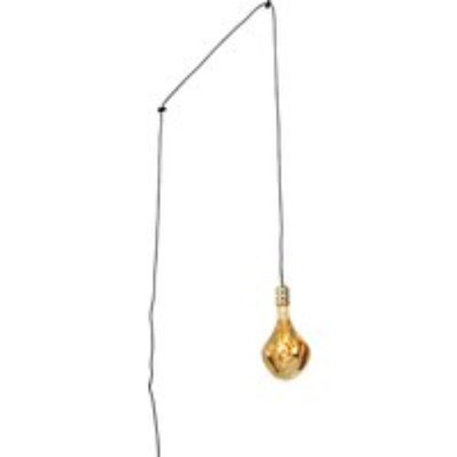 Vintage plafondlamp goud 34 cm - Botanica