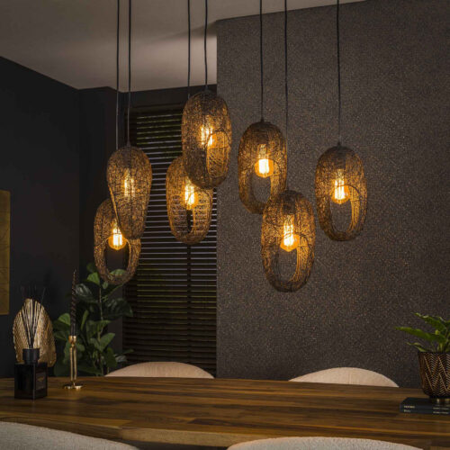 LifestyleFurn Hanglamp Shanay Wire