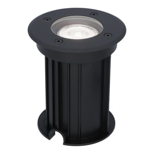 HOFTRONIC™ Maisy dimbare LED grondspot - Rond - Zwart - 6000K Daglicht wit - 5 Watt - IP67 straal waterdicht - 3 jaar garantie