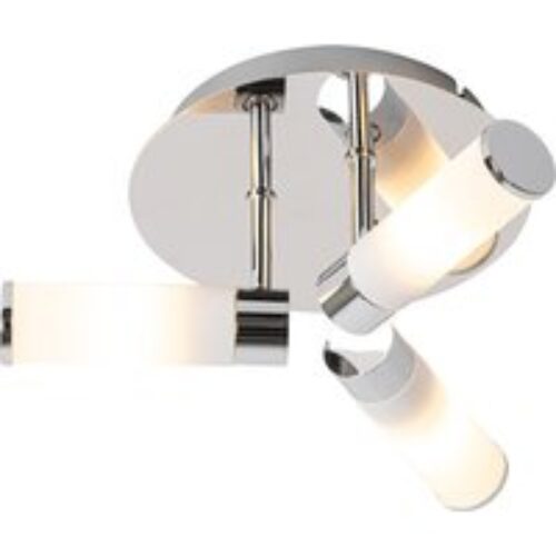 Moderne badkamer plafondlamp chroom 3-lichts IP44 - Bath