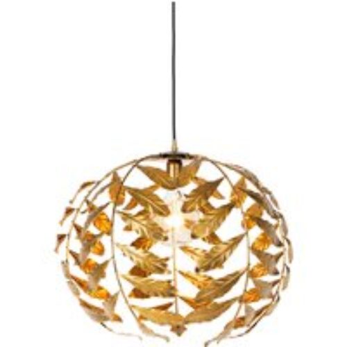 Vintage hanglamp antiek goud 50 cm - Linden