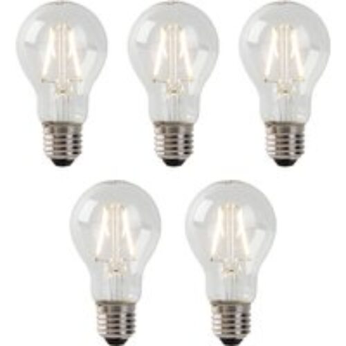 Set van 5 E27 LED lampen A60 helder 2W 180 lm 2700K