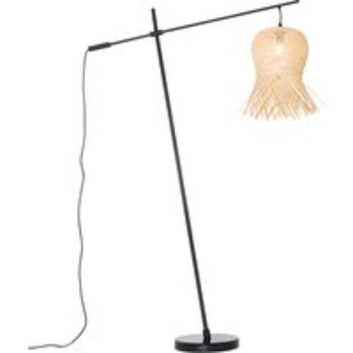 Oosterse buiten vloerlamp bamboe IP44 - Carlos