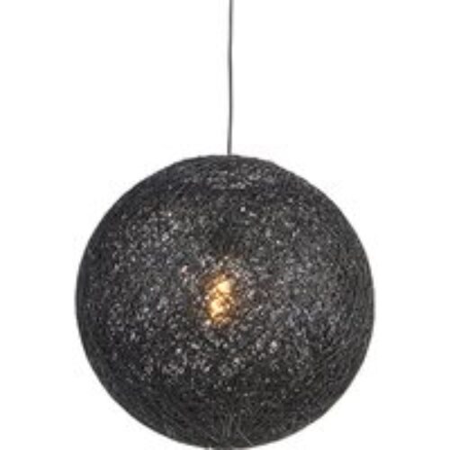 Hanglamp zwart 45 cm - Corda