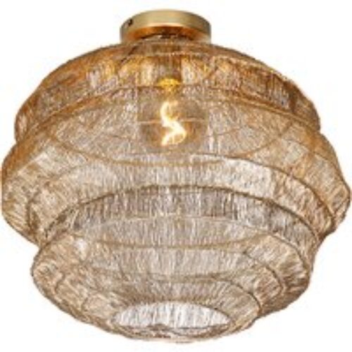 Oosterse plafondlamp goud 45 cm - Vadi