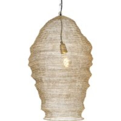 Oosterse hanglamp goud - Nidum