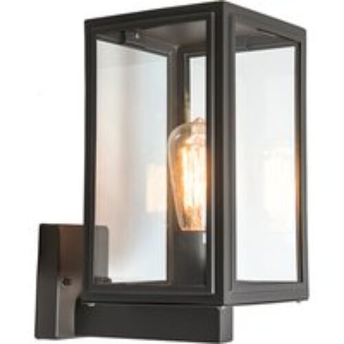 Industriële buitenwandlamp grijs IP44 - Sutton Up