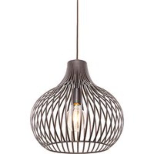 Moderne hanglamp bruin 38 cm - Saffira