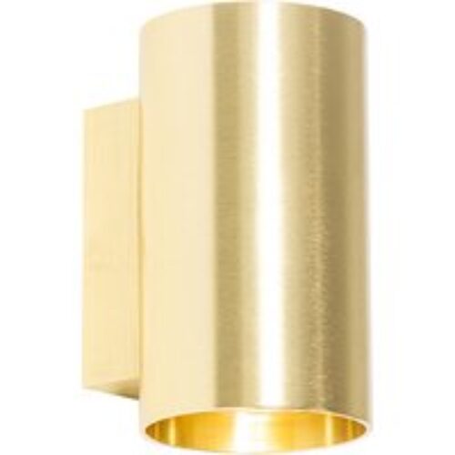 Moderne wandlamp goud rond 2-lichts - Sandy